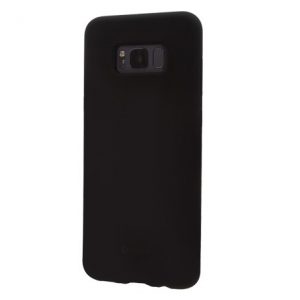 CAPAC PROTECTIE SPATE CELLARA DIN SILICON COLECTIA SOFT PENTRU SAMSUNG S8 - NEGRU