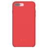 CAPAC PROTECTIE SPATE CELLARA DIN SILICON COLECTIA SOFT PENTRU IPHONE 7 PLUS - ROSU