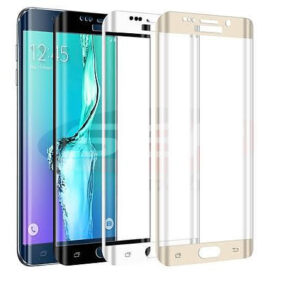 Geam CURBAT protectie display sticla 0,26 mm Samsung Galaxy S6 edge GOLD