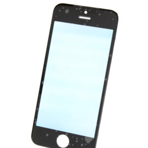 Geam sticla + OCA iPhone 5s + Rama, Black