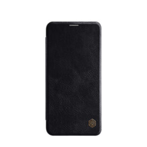 Husa Telefon Nillkin, LG V40 ThinQ, Qin Leather Case, Black