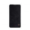 Husa Telefon Nillkin, One Plus 6T, Qin Leather Case, Black