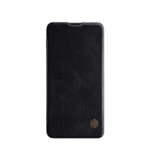 Husa Telefon Nillkin, One Plus 6T, Qin Leather Case, Black