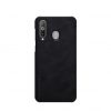 Husa Telefon Nillkin, Samsung Galaxy A8s, Qin Leather Case, Black