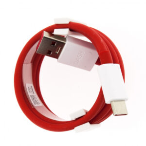 Cablu de date OnePlus, D301, Type C, Red, OEM