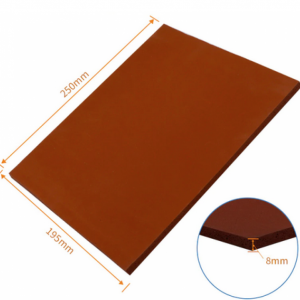 Protectie Universal Fitting Pad, 250x195x8mm, Red