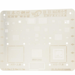 BGA Reballing WL Reballing Stencil for iPhone Xs, Xs Max, XR