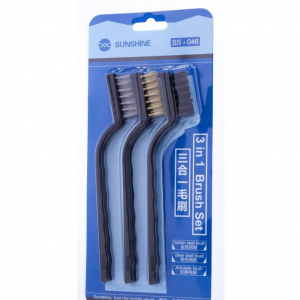 Scule Service 3 in 1 Brush Set, Sunshine SS-046