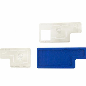 BGA Reballing 3D BGA Reballing Stencil Kit for iPhone X, Motherboard Middle Layer Planting Tin Template Reballing Plate Soldering Net