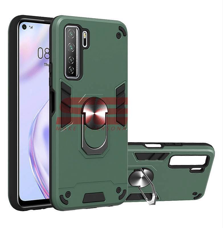 Toc TPU+PC Armor Ring Case Apple iPhone 12 Midnight Green 1 Toc TPU+PC Armor Ring Case Apple iPhone 12 Midnight Green