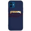 Toc TPU Card Holder Apple iPhone 12 Navy