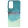 Toc silicon Watercolor Samsung Galaxy A72 Turquoise