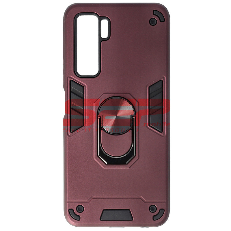 Toc TPU+PC Armor Ring Case Huawei P40 Lite 5G / nova 7 SE Wine 1 Toc TPU+PC Armor Ring Case Huawei P40 Lite 5G / nova 7 SE Wine