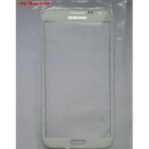 CARCASA (STICLA) GEAM SAMSUNG N7100 NOTE 2 ALB ORIG CHINA