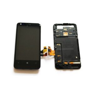 DISPLAY LCD CU TOUCHSCREEN COMPLET CU RAMA NOKIA LUMIA 620 ORIGINAL
