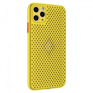HUSA CAPAC SILICON BREATH, APPLE IPHONE 12 MINI (5,4"), GALBEN