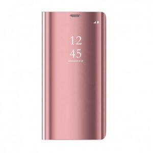 HUSA FLIP CARTE CLEAR VIEW SAMSUNG A415 GALAXY A41 ROSE