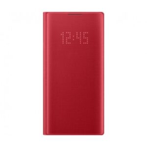 HUSA FLIP CARTE LED VIEW EF-NN970PREGWW, SAMSUNG N970 GALAXY NOTE 10 / NOTE 10 5G - ROSU