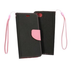 HUSA FLIP FANCY APPLE IPHONE 13 MINI NEGRU / ROZ