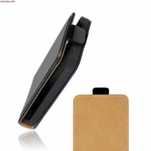Acasa 30 HUSA PIELE LG L3 2 (E435) SLIM FLIP NEGRU LUCIOS
