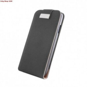 Acasa 26 HUSA PIELE SONY XPERIA SP SLIM FLIP NEGRU METAL