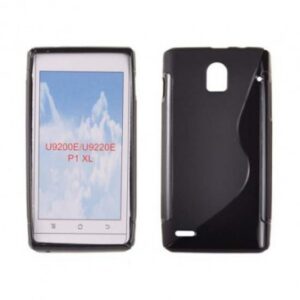 Acasa 12 HUSA SILICON S-LINE HUAWEI ASCEND P1 XL NEGRU