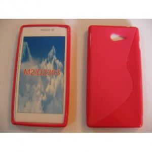 Acasa 10 HUSA SILICON S-LINE SONY XPERIA M2 ROZ