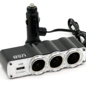 Splitter bricheta auto SOC4 3+1 USB