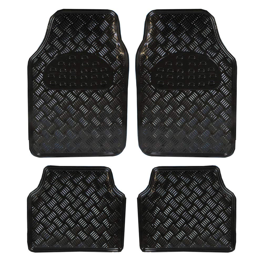 71t8Cp46YPL._SL1000_.jpg Covorase Auto Universale, model Diamond, culoare Crom Negru