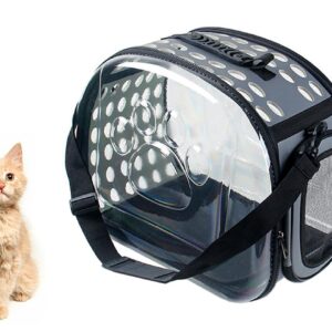 Geanta de Transport pentru Caine sau Pisica GRI - TRANSPARENT AG644P 3 Geanta de Transport pentru Caine sau Pisica GRI - TRANSPARENT AG644P