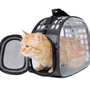 Geanta de Transport pentru Caine sau Pisica GRI - TRANSPARENT AG644P 2 Geanta de Transport pentru Caine sau Pisica GRI - TRANSPARENT AG644P