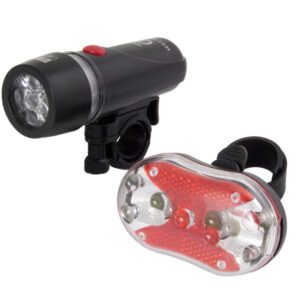 Kit Bicicleta Lampa Frontala LED + Lampa Stop LED, ALPHECCA EOT015
