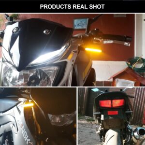 Set 2 lampi Semnalizare Moto SECVENTIALA, cu LED-uri Samsung, cu 2 functii, pozitie si semnalizare, 12V