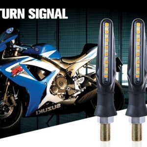 Set 2 lampi Semnalizare Moto SECVENTIALA, cu LED-uri Samsung, cu 2 functii, pozitie si semnalizare, 12V