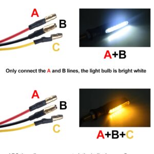 Set 2 lampi Semnalizare Moto SECVENTIALA, cu LED-uri Samsung, cu 2 functii, pozitie si semnalizare, 12V