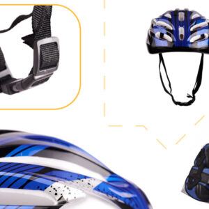 Set Protectie pentru copii, 7 piese, model BIKE, culoare Albastra