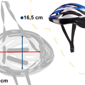 Set Protectie pentru copii, 7 piese, model BIKE, culoare Albastra