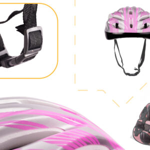 Set Protectie pentru copii, 7 piese, model BIKE, culoare Roz