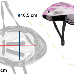 Set Protectie pentru copii, 7 piese, model BIKE, culoare Roz