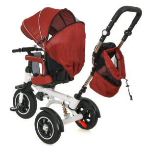 Tricicleta si Carucior pentru copii Premium TRIKE FIX V3 culoare Rosie