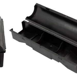 Tunel deratizare pentru soareci si sobolani, din plastic, culoare neagra