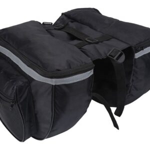 Geanta de transport negra pentru bicicleta cu 4 compartimente AVX-RW1 4 Geanta de transport negra pentru bicicleta cu 4 compartimente AVX-RW1