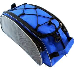 Geanta transport albastra pentru portbagajul bicicletei AVX-RW2B