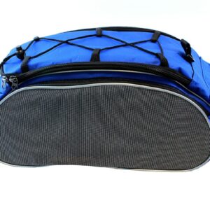 Geanta transport albastra pentru portbagajul bicicletei AVX-RW2B
