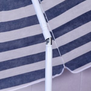Umbrela de Plaja sau Gradina, in doua culori, model XL cu deschidere de pana la 160 cm