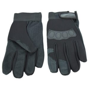 Manusi cu elemente de protectie, cu destinatie Moto, ATV, SSV, QUAD, culoare Neagra