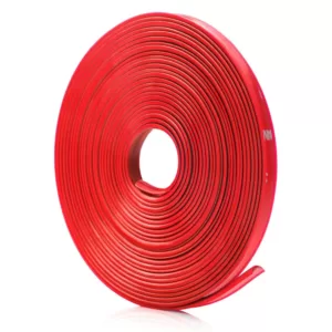 Inele de protectie si decor jante, adezive, din plastic flexibil - ROSU