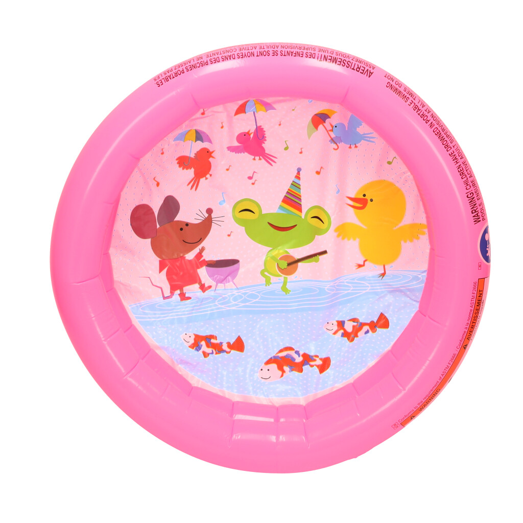 BESTWAY-51061-Basen-brodzik-dla-dzieci-rozowy-61cm-110304.jpg Piscina Gonflabila pentru copii, model MINI, culoare Roz, diametru 61 cm