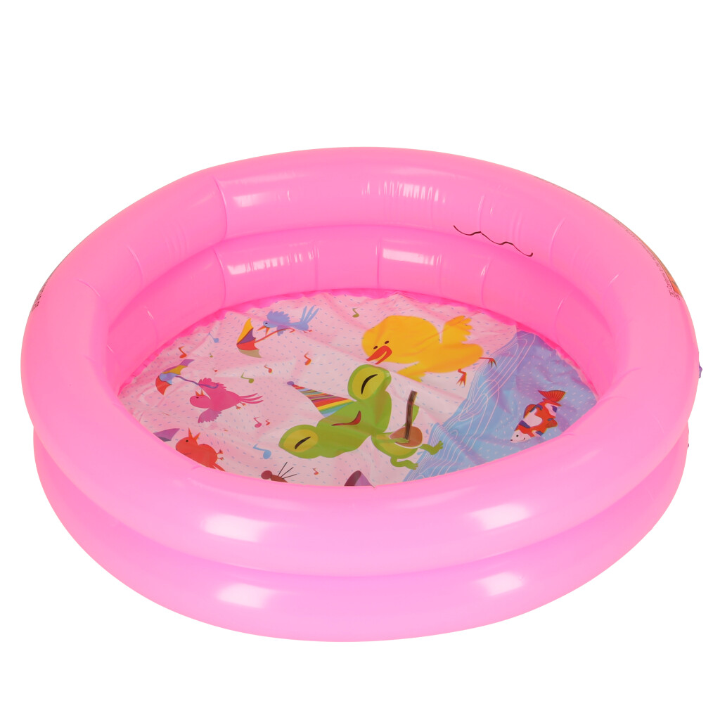 BESTWAY-51061-Basen-brodzik-dla-dzieci-rozowy-61cm-110307.jpg Piscina Gonflabila pentru copii, model MINI, culoare Roz, diametru 61 cm