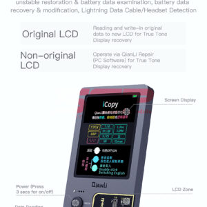 QIANLI Aparat diagnosticare software iCopy Plus 2.2 versiune 2 in 1 iPhone 7 - 12 Pro Max